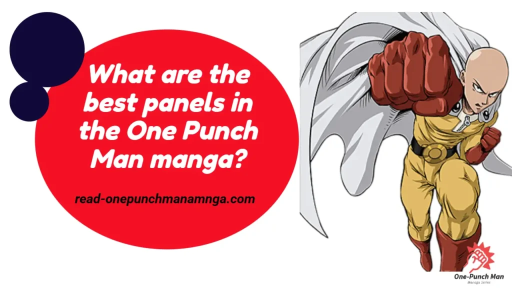 best panels of One Punch man manga 