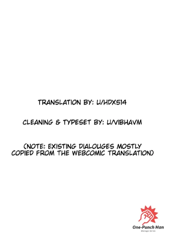 OPM(One Punch Man) Chapter 104.2