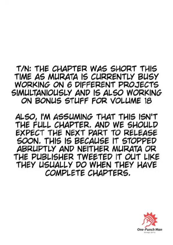 OPM(One Punch Man) Chapter 99.10