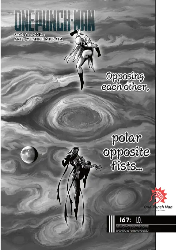 One Punch Man Manga Chapter number 167.1